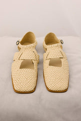 Hereu Sandals | SERRA - Woven T-Bar Sandal - Women
