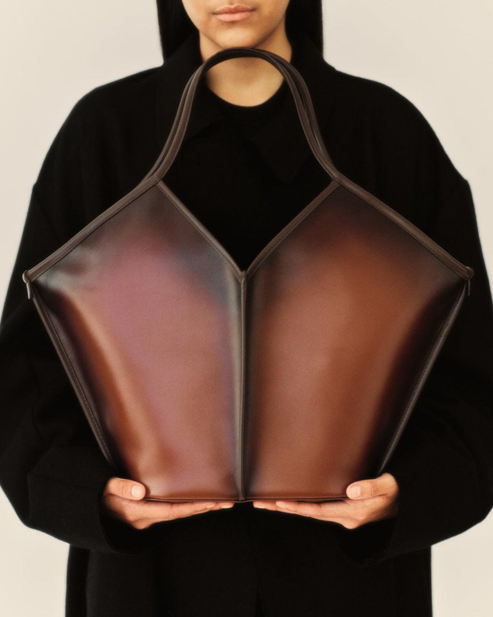 Hereu Shoulder Bags | CALELLA AIRBRUSHED - Leather Tote Bag - Women/Men