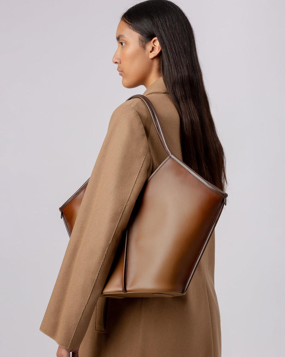 Hereu Shoulder Bags | CALELLA AIRBRUSHED - Leather Tote Bag - Women/Men