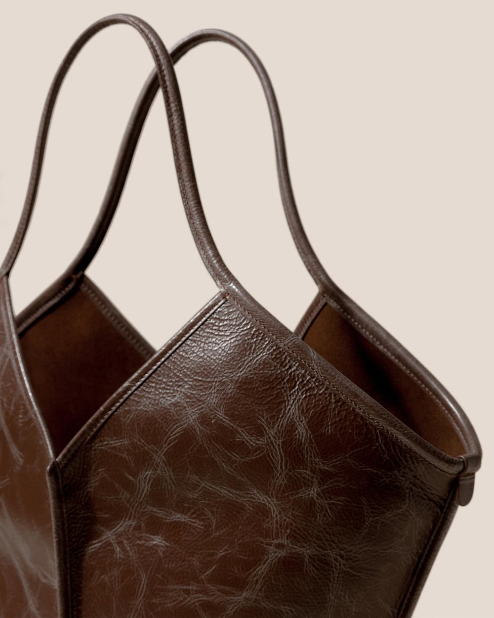Hereu Shoulder Bags | CALELLA DISTRESSED - Leather Tote Bag - Women/Men