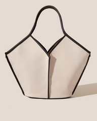 Hereu Shoulder Bags | CALELLA - Leather-trimmed Organic Cotton Tote Bag - Women/Men