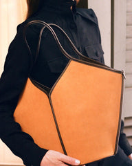 Hereu Shoulder Bags | CALELLA - Leather-trimmed Organic Cotton Tote Bag - Women/Men