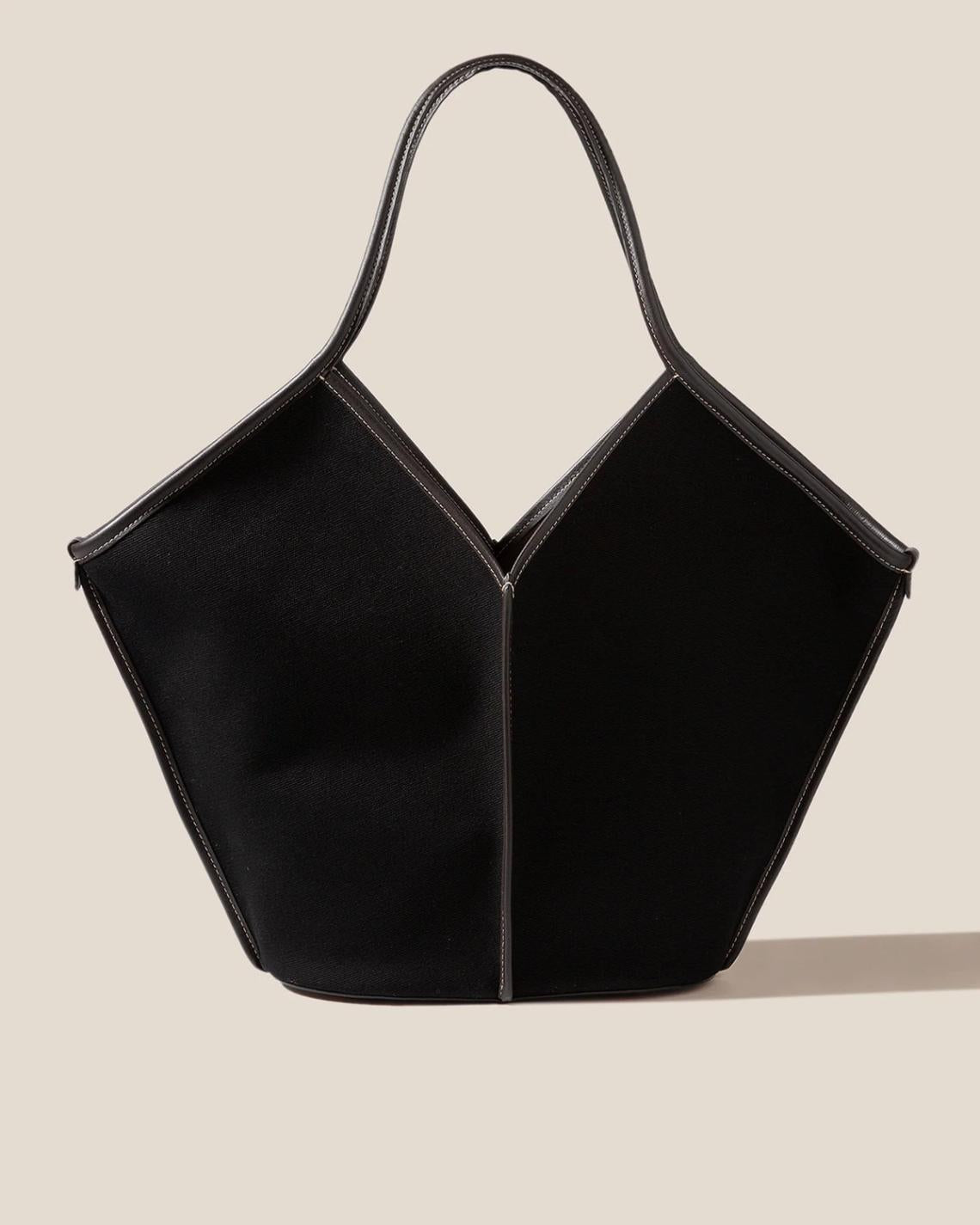 Hereu Shoulder Bags | CALELLA - Leather-trimmed Organic Cotton Tote Bag - Women/Men