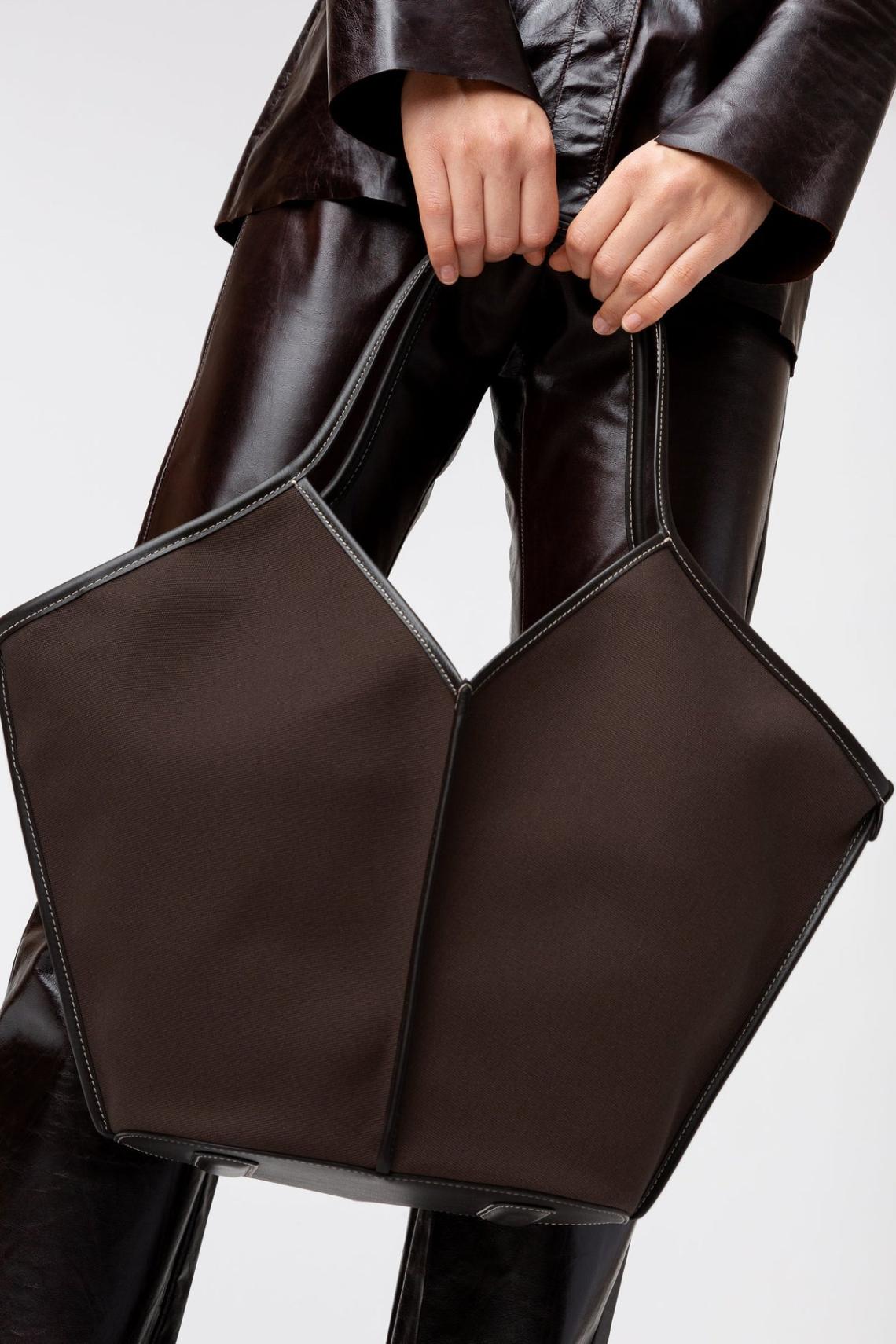 Hereu Shoulder Bags | CALELLA - Leather-trimmed Organic Cotton Tote Bag - Women/Men