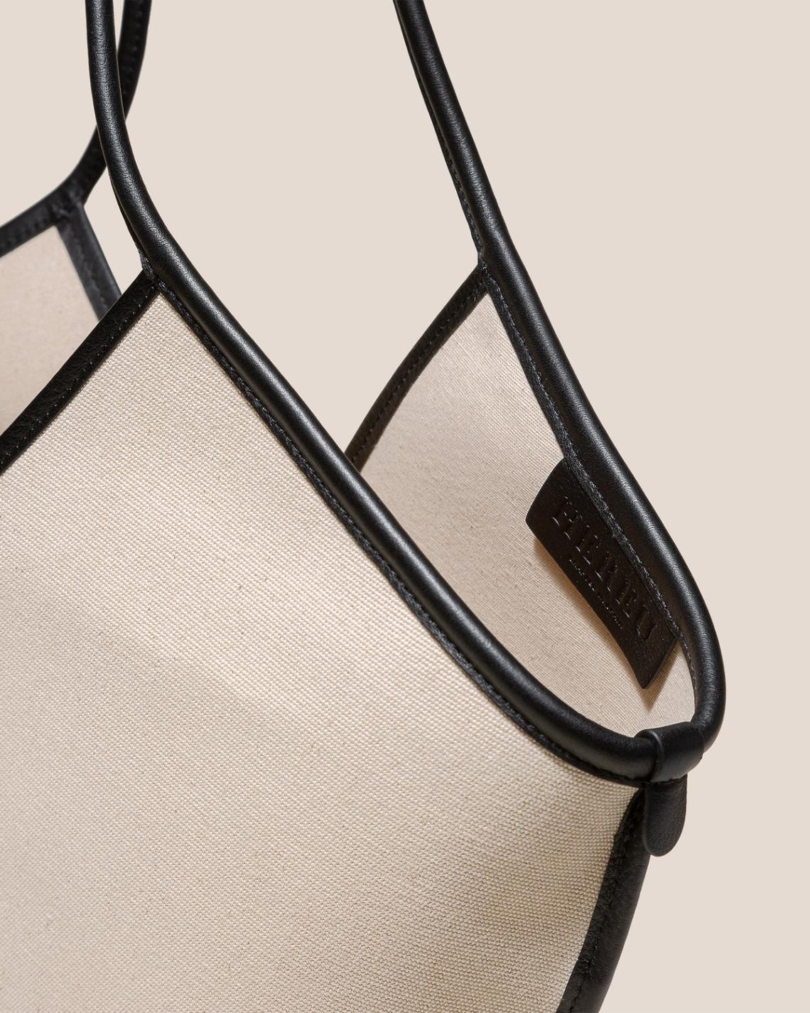 Hereu Shoulder Bags | CALELLA - Leather-trimmed Organic Cotton Tote Bag - Women/Men