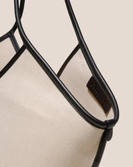 Hereu Shoulder Bags | CALELLA - Leather-trimmed Organic Cotton Tote Bag - Women/Men