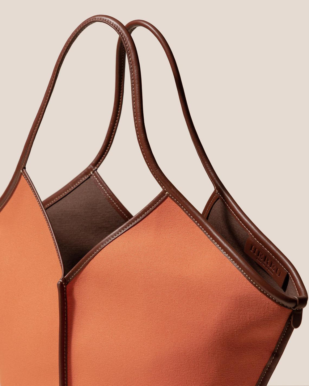 Hereu Shoulder Bags | CALELLA - Leather-trimmed Organic Cotton Tote Bag - Women/Men