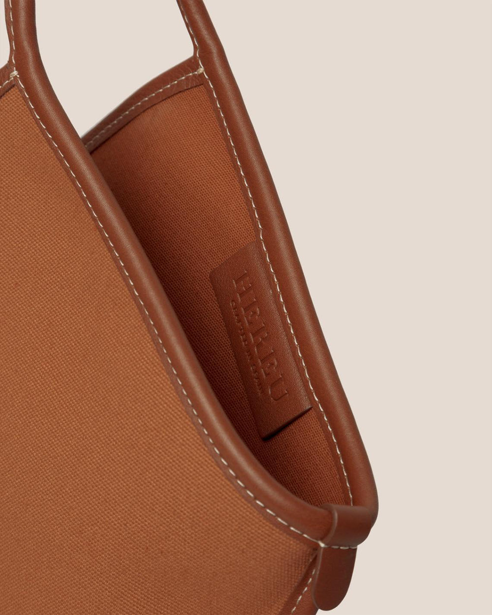 Hereu Shoulder Bags | CALELLA - Leather-trimmed Organic Cotton Tote Bag - Women/Men
