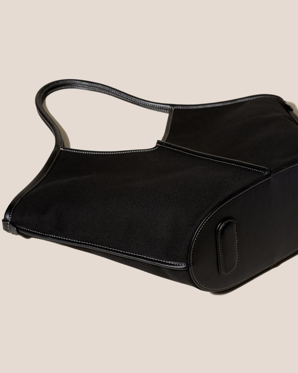 Hereu Shoulder Bags | CALELLA - Leather-trimmed Organic Cotton Tote Bag - Women/Men