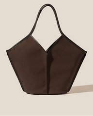 Hereu Shoulder Bags | CALELLA - Leather-trimmed Organic Cotton Tote Bag - Women/Men