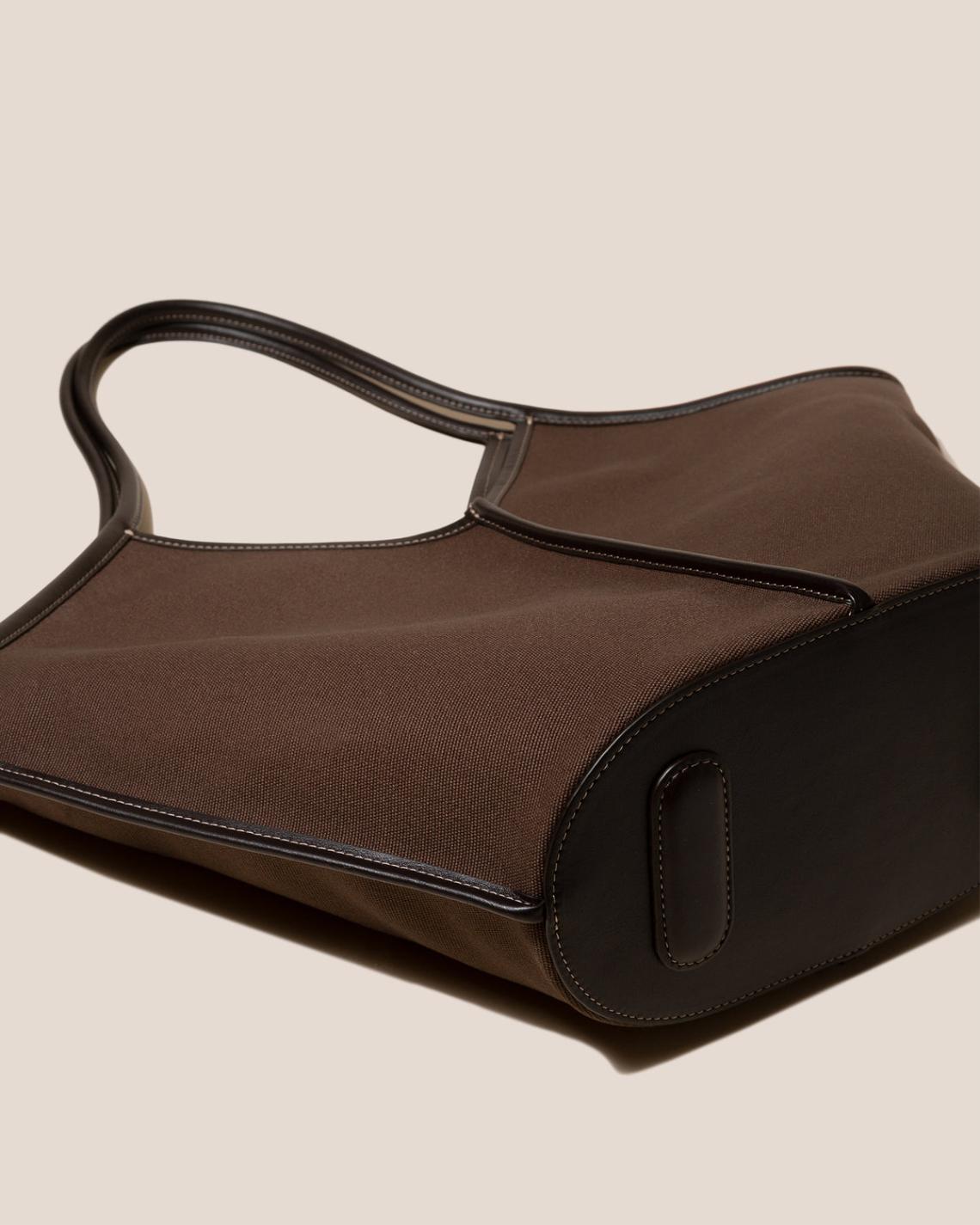 Hereu Shoulder Bags | CALELLA - Leather-trimmed Organic Cotton Tote Bag - Women/Men