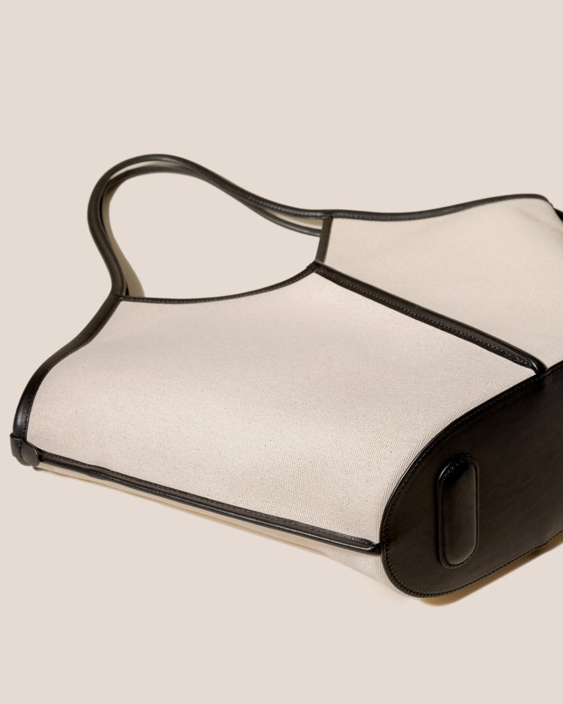 Hereu Shoulder Bags | CALELLA - Leather-trimmed Organic Cotton Tote Bag - Women/Men