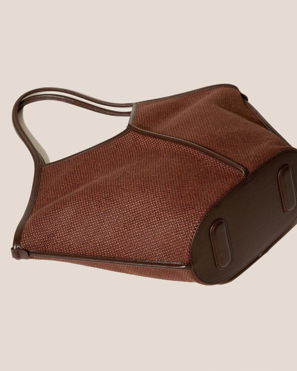 Hereu Shoulder Bags | CALELLA WINTER - Leather-trimmed Organic Cotton Tote Bag - Women/Men