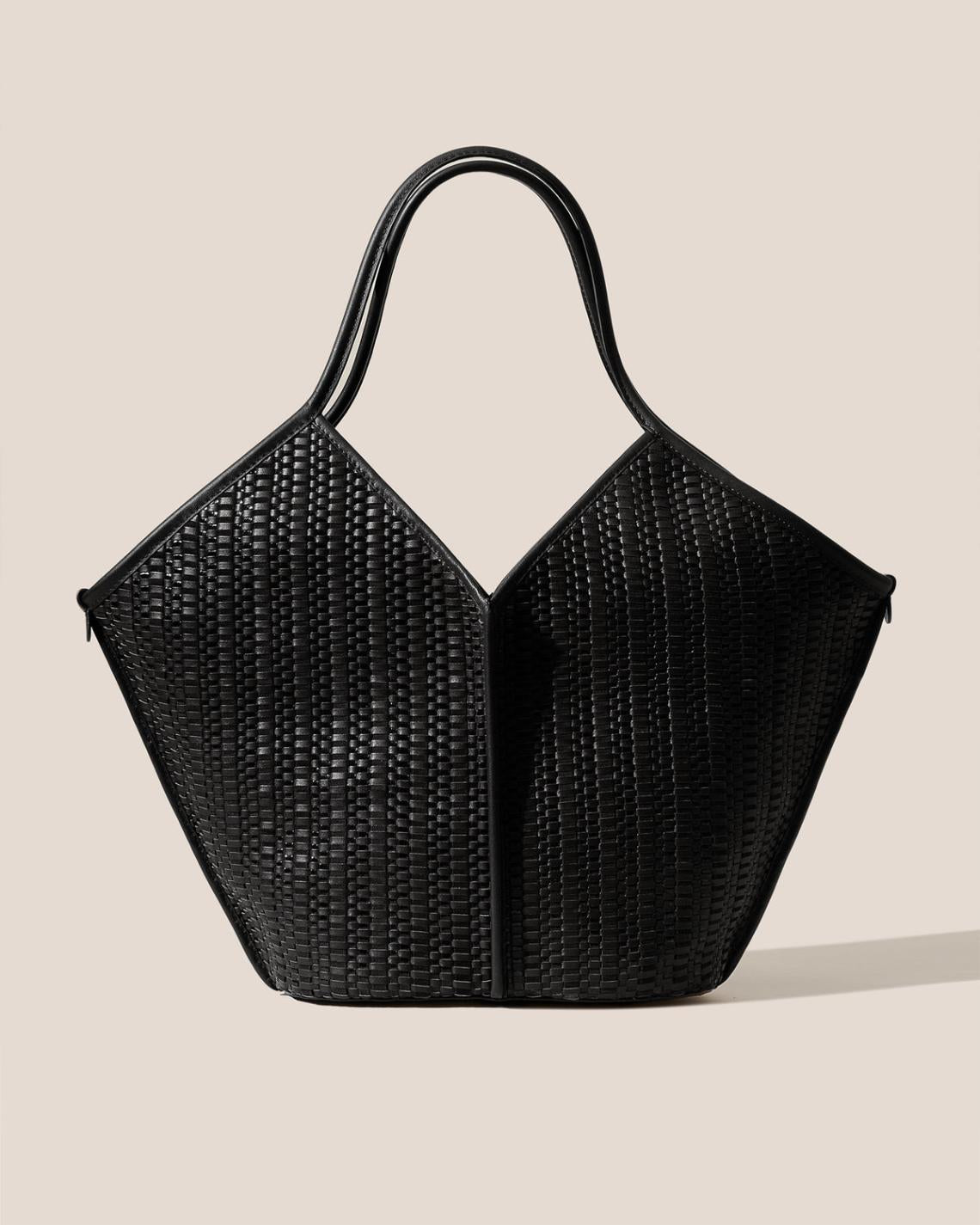 Hereu Shoulder Bags | CALELLA WOVEN - Leather-trimmed Tote Bag - Women/Men