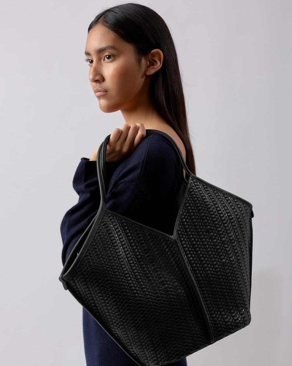 Hereu Shoulder Bags | CALELLA WOVEN - Leather-trimmed Tote Bag - Women/Men