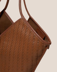 Hereu Shoulder Bags | CALELLA WOVEN - Leather-trimmed Tote Bag - Women/Men