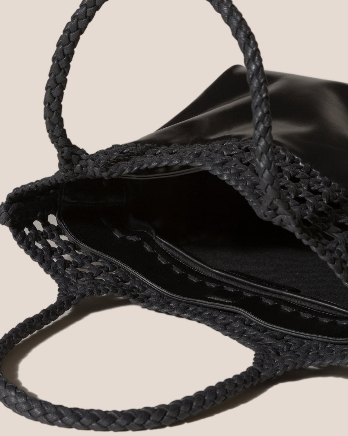 Hereu Shoulder Bags | ELMA - Braided Top Shoulder Bag - Women