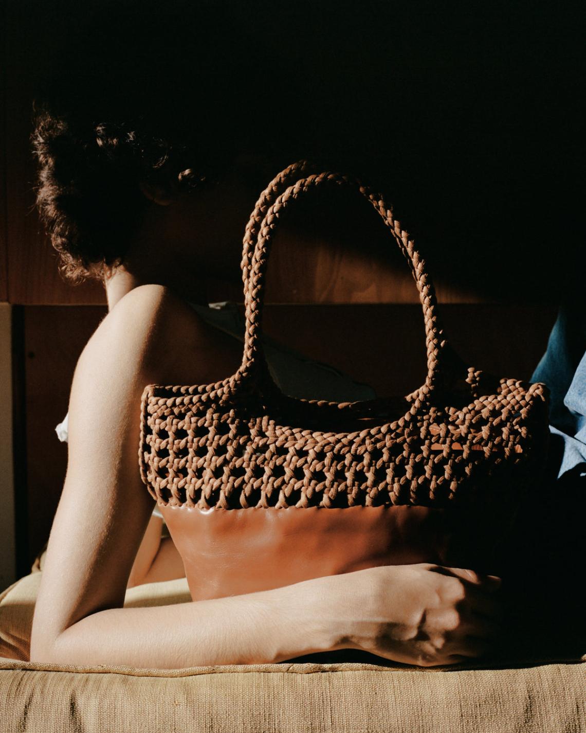 Hereu Shoulder Bags | ELMA - Braided Top Shoulder Bag - Women