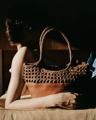 Hereu Shoulder Bags | ELMA - Braided Top Shoulder Bag - Women