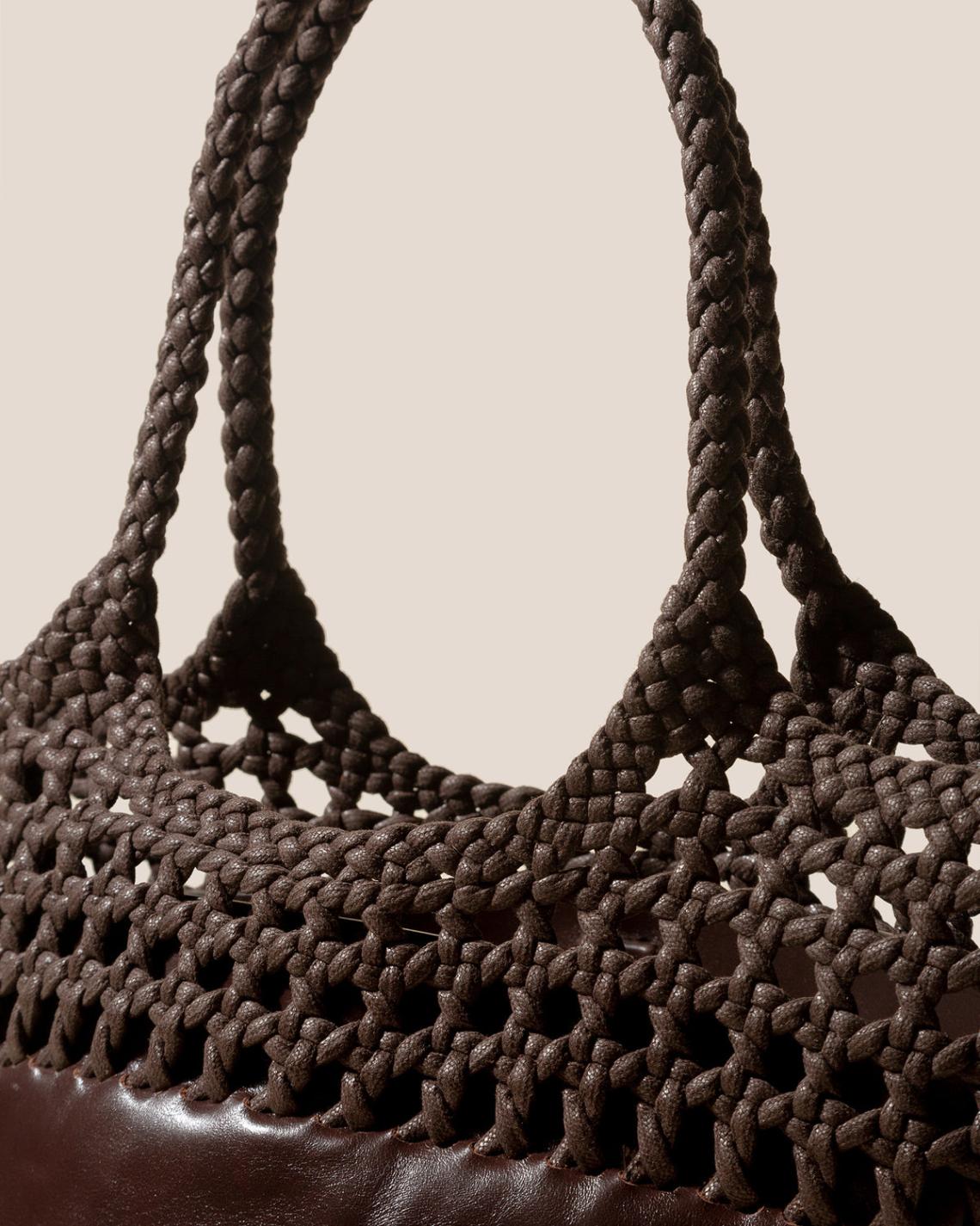 Hereu Shoulder Bags | ELMA - Braided Top Shoulder Bag - Women