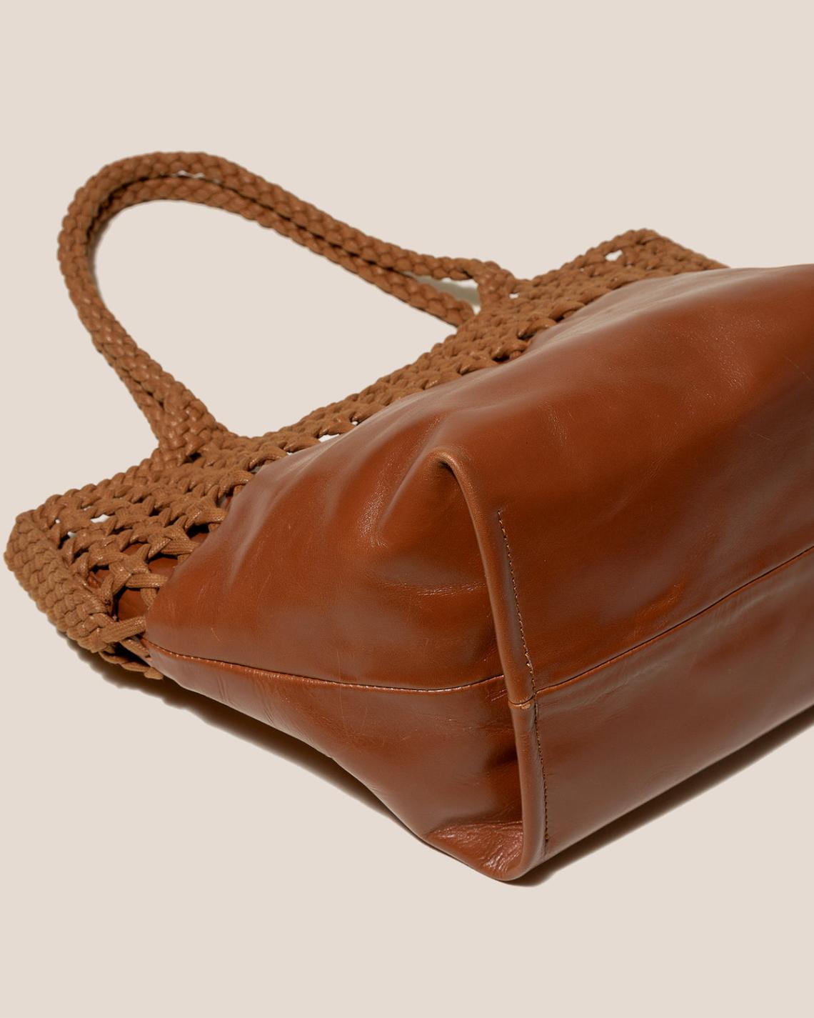 Hereu Shoulder Bags | ELMA - Braided Top Shoulder Bag - Women