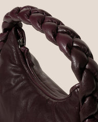 Hereu Shoulder Bags | ESPIGA SHINY - Plaited Padded-detail Shoulder Bag - Women