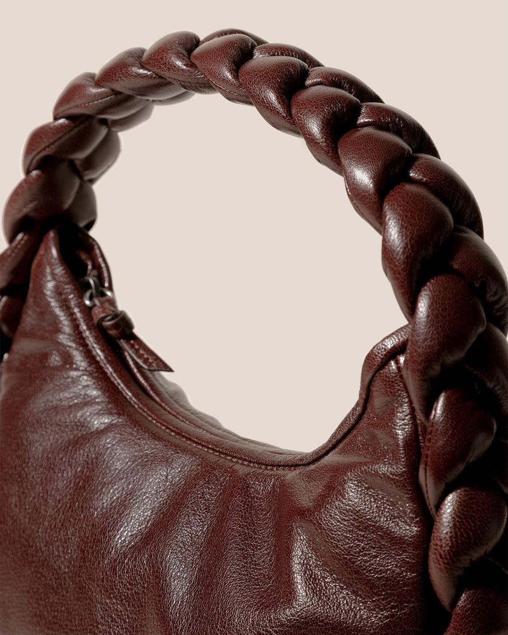 Hereu Shoulder Bags | ESPIGA SHINY - Plaited Padded-detail Shoulder Bag - Women