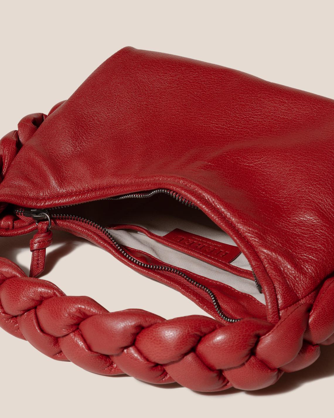 Hereu Shoulder Bags | ESPIGA SHINY - Plaited Padded-detail Shoulder Bag - Women