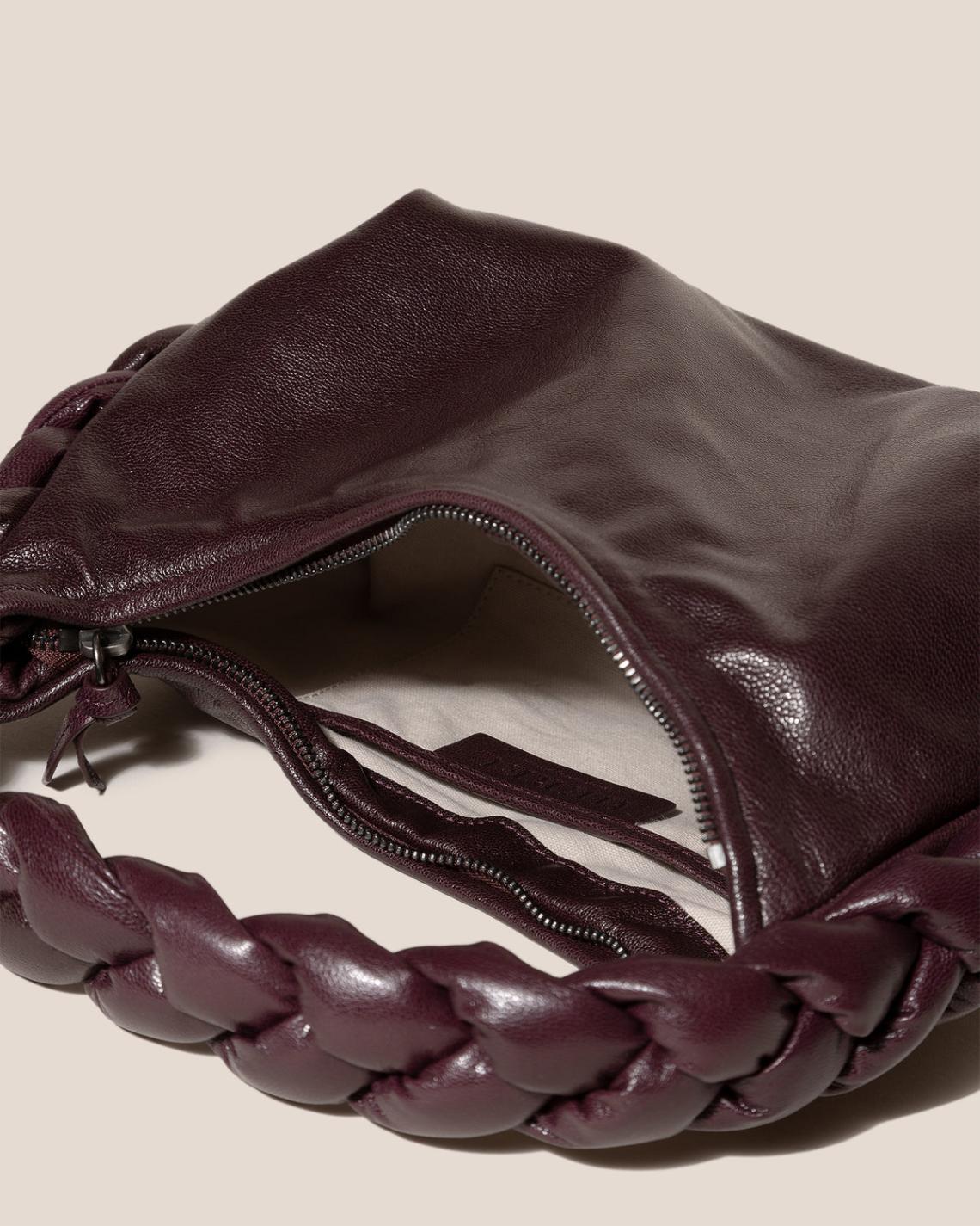 Hereu Shoulder Bags | ESPIGA SHINY - Plaited Padded-detail Shoulder Bag - Women