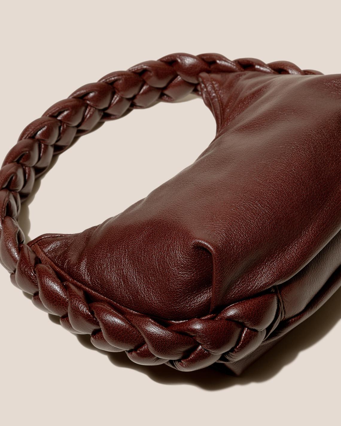 Hereu Shoulder Bags | ESPIGA SHINY - Plaited Padded-detail Shoulder Bag - Women