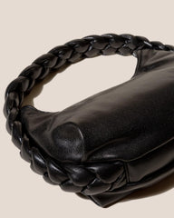Hereu Shoulder Bags | ESPIGA SHINY - Plaited Padded-detail Shoulder Bag - Women