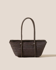 Hereu Shoulder Bags | FORNA RAFFIA - Leather Framed Shoulder Bag - Women