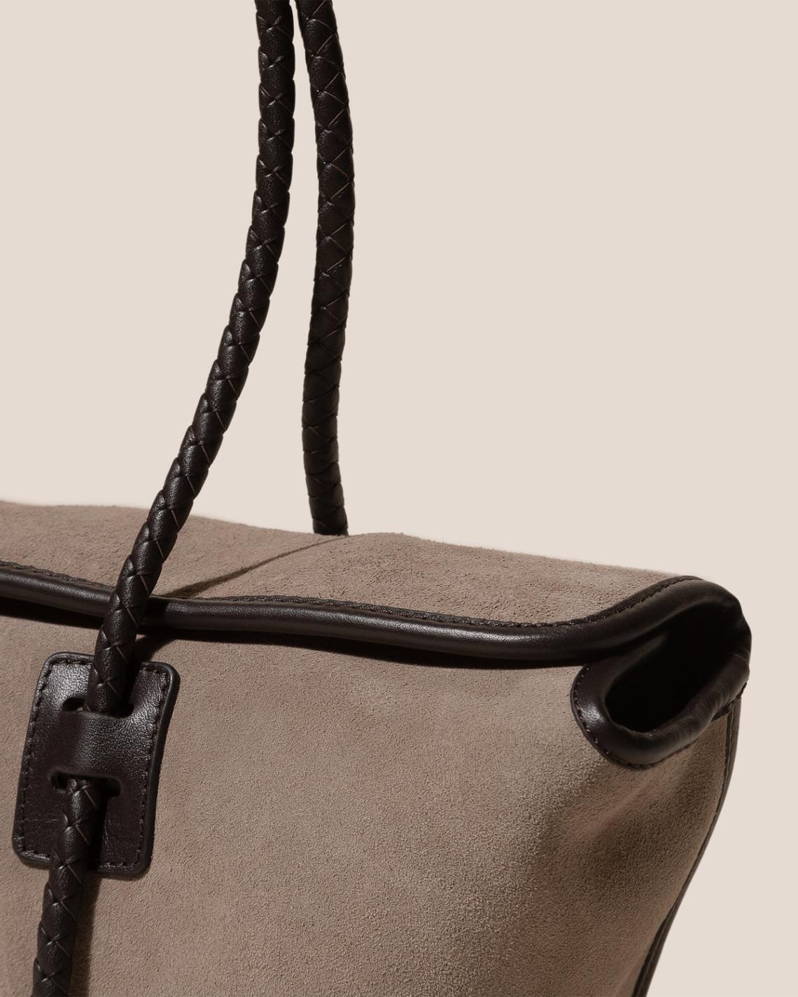 Hereu Shoulder Bags | FORNA SUEDE - Leather Framed Shoulder Bag - Women