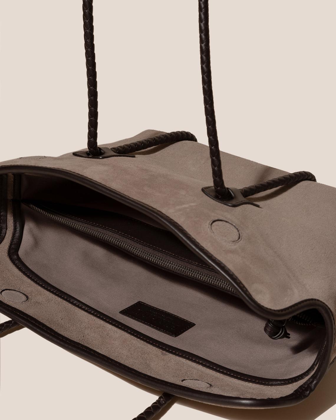 Hereu Shoulder Bags | FORNA SUEDE - Leather Framed Shoulder Bag - Women