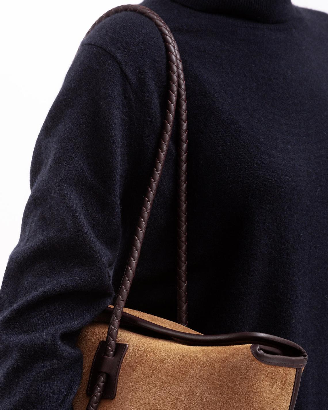 Hereu Shoulder Bags | FORNA SUEDE - Leather Framed Shoulder Bag - Women