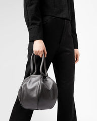 Hereu Shoulder Bags | GLOBUL DISTRESSED - Balloon-Shaped Shoulder Bag - Women