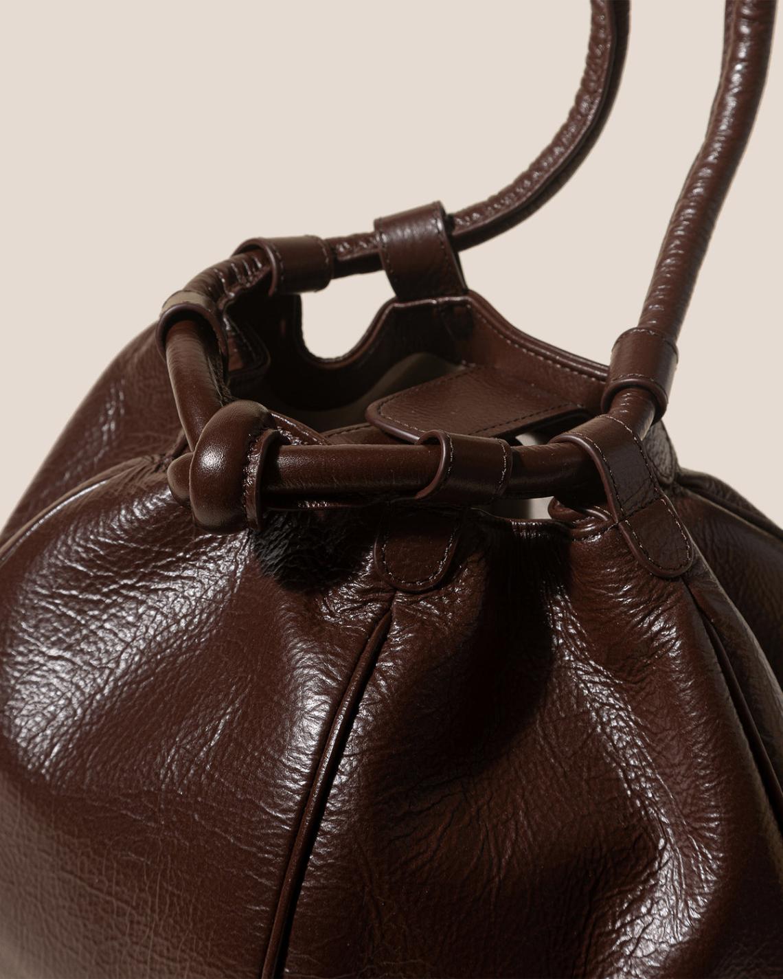 Hereu Shoulder Bags | GLOBUL DISTRESSED - Balloon-Shaped Shoulder Bag - Women