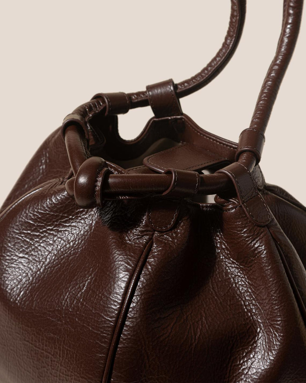 Hereu Shoulder Bags | GLOBUL DISTRESSED - Balloon-Shaped Shoulder Bag - Women