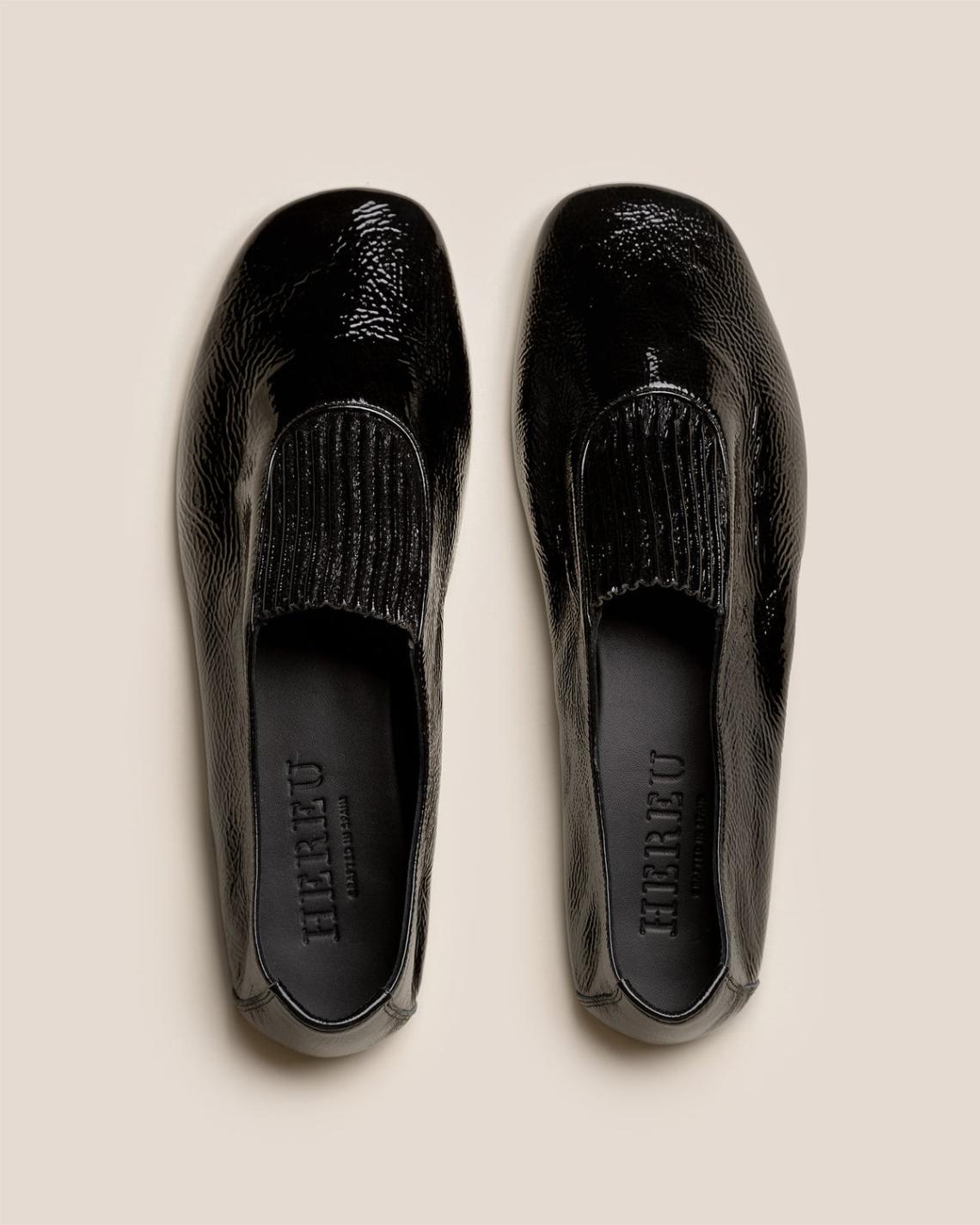 Hereu Soft Shoes | CAOMA CRINKLED GLOSSY - Elasticated Slip-on Shoe - Women