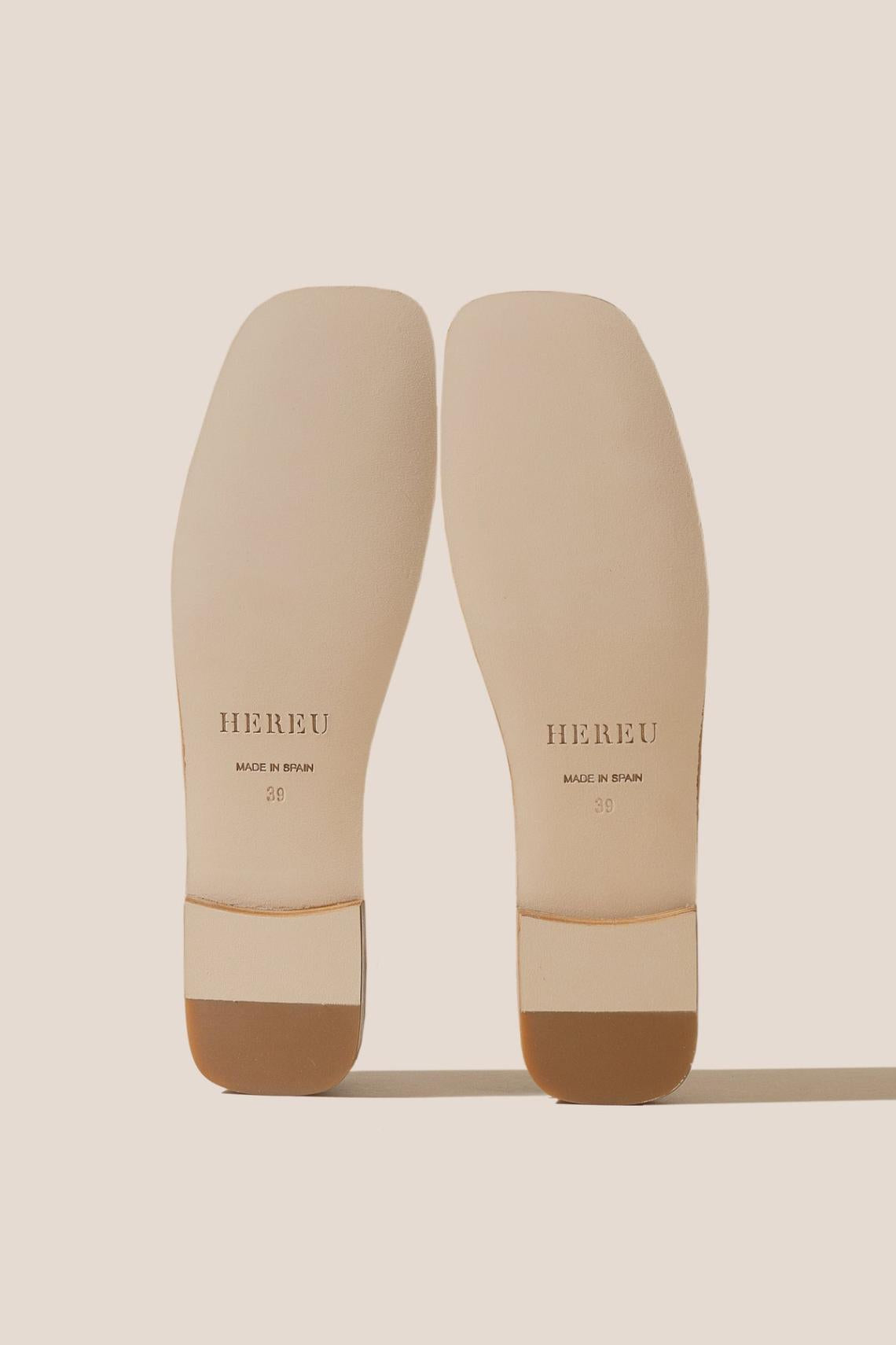 Hereu Soft Shoes | LLASADA CURLY SHEARLING - Front-Knot Pump - Women