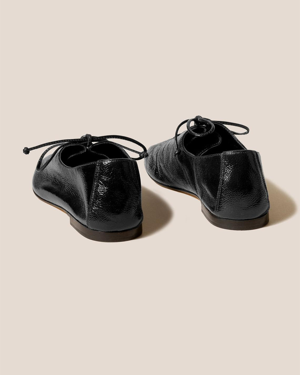 Hereu Soft Shoes | PLEGADA CRINKLED GLOSSY - Deconstructed Lace-up Shoe - Women