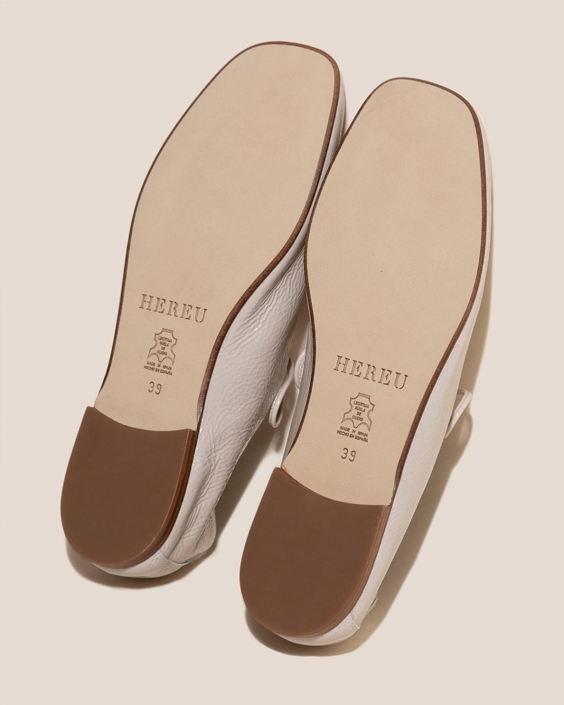 Hereu Soft Shoes | PLEGADA CRINKLED GLOSSY - Deconstructed Lace-up Shoe - Women