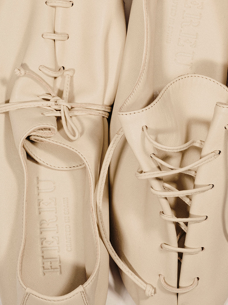 Hereu Soft Shoes | PLEGADA - Deconstructed Lace-up Shoe - Women