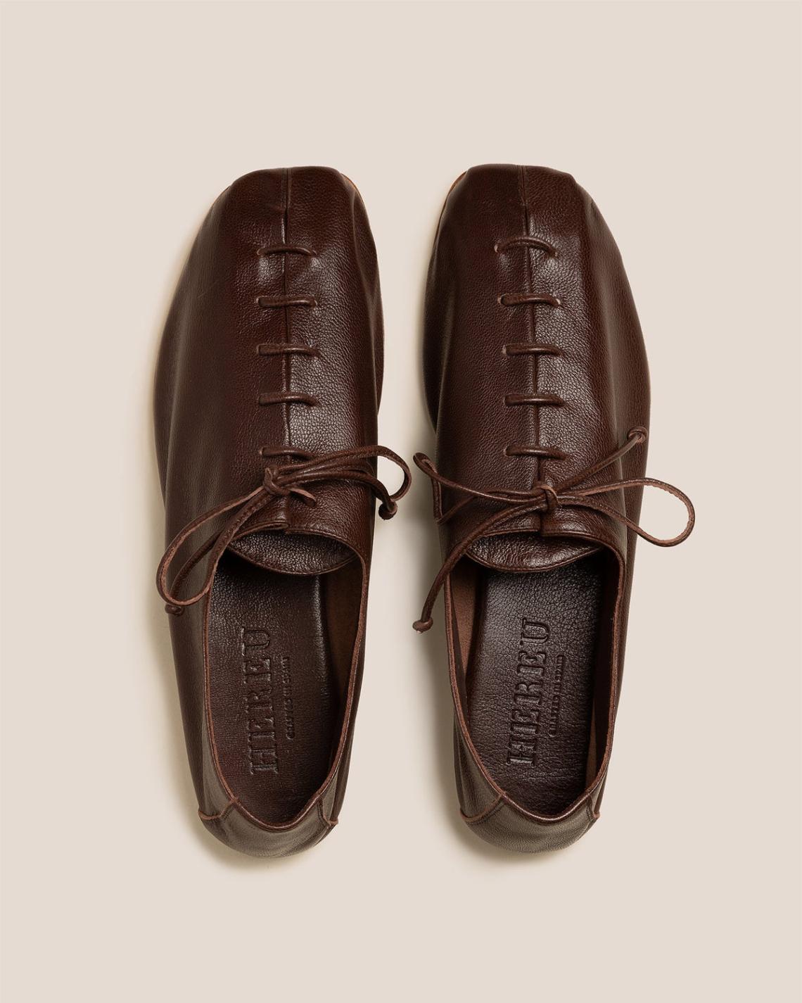 Hereu Soft Shoes | PLEGADA SHINY - Deconstructed Lace-up Shoe - Men