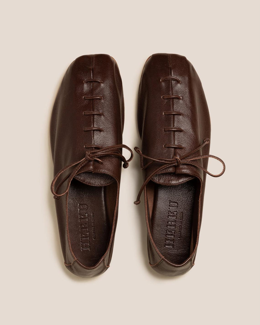 Hereu Soft Shoes | PLEGADA SHINY - Deconstructed Lace-up Shoe - Women