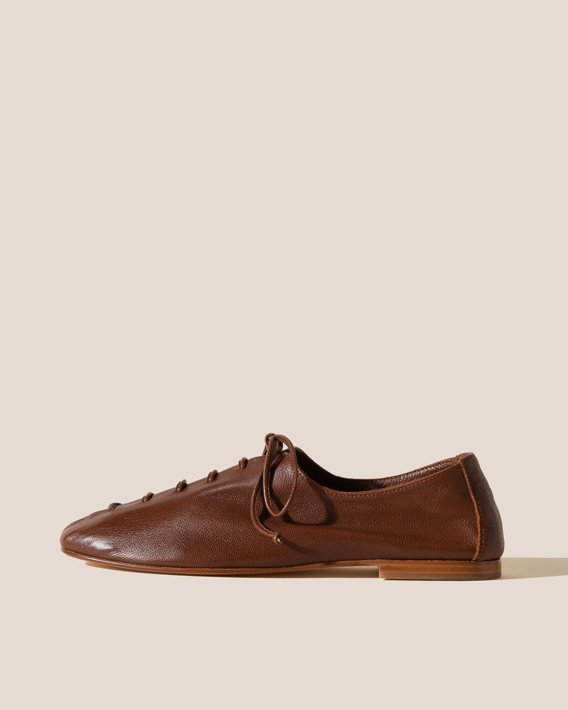 Hereu Soft Shoes | PLEGADA SHINY - Deconstructed Lace-up Shoe - Women