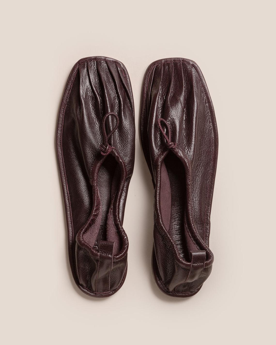 Hereu Soft Shoes | PUNTERA SUPPLE SHINY - Pleated-Toe Pump - Women