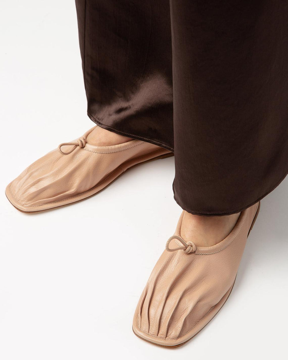 Hereu Soft Shoes | PUNTERA SUPPLE SHINY - Pleated-Toe Pump - Women