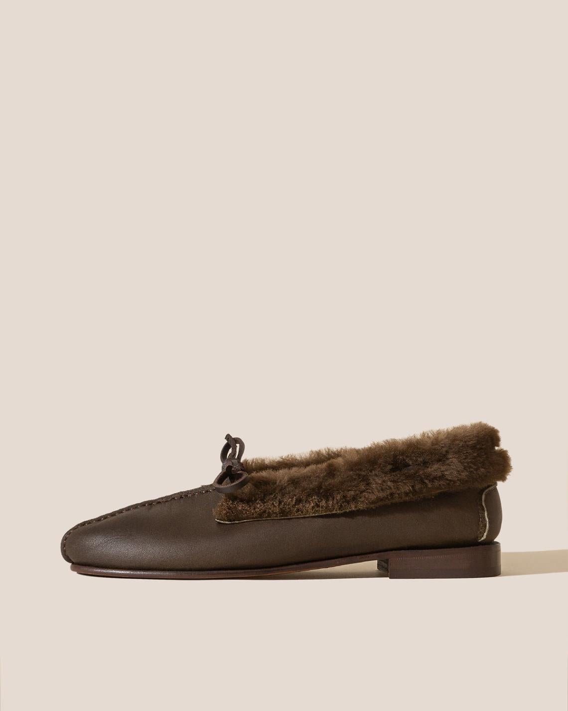 Hereu Soft Shoes | TILLA SHEARLING - Deconstructed Babouche - Women
