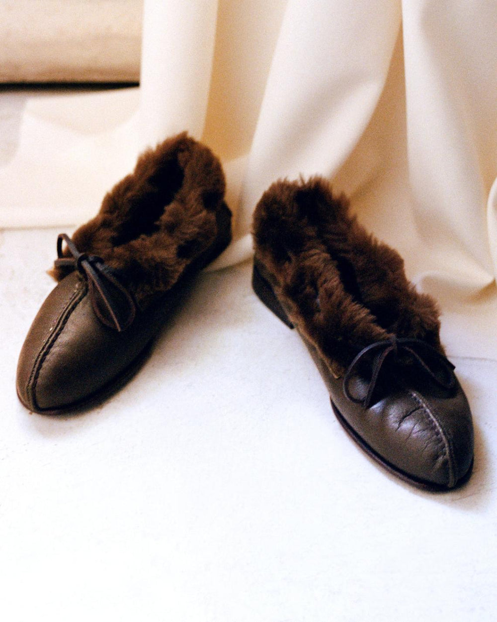 Hereu Soft Shoes | TILLA SHEARLING - Deconstructed Babouche - Women